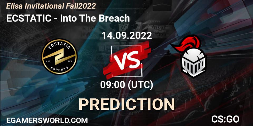ECSTATIC - Into The Breach: Maç tahminleri. 14.09.2022 at 09:00, Counter-Strike (CS2), Elisa Invitational Fall 2022