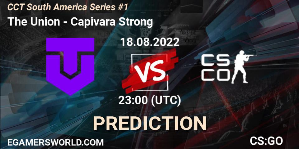 The Union - Capivara Strong: Maç tahminleri. 18.08.2022 at 23:40, Counter-Strike (CS2), CCT South America Series #1