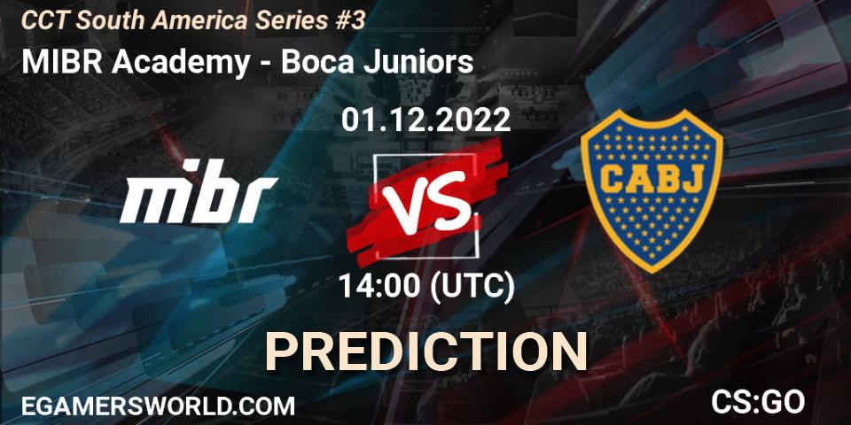 MIBR Academy - Boca Juniors: Maç tahminleri. 01.12.22, CS2 (CS:GO), CCT South America Series #3