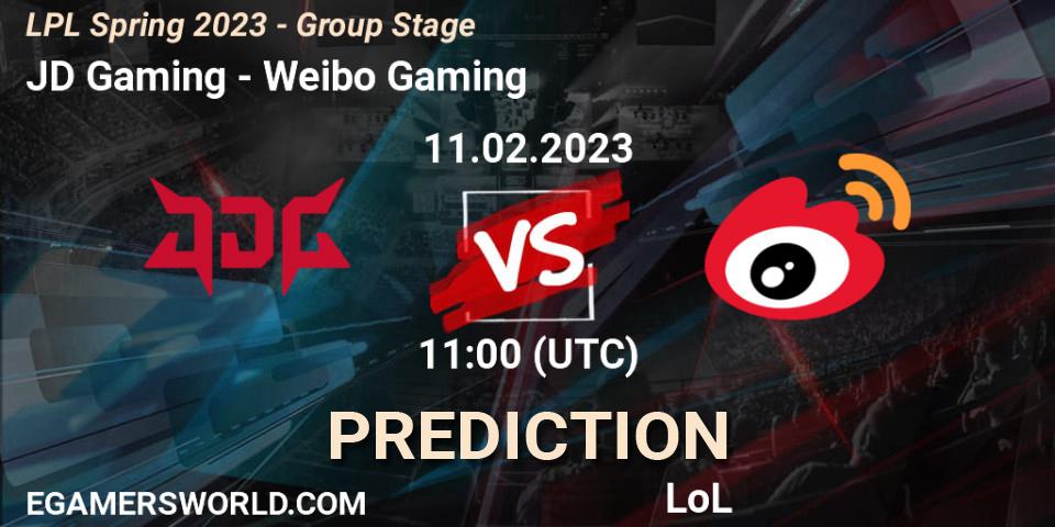 JD Gaming - Weibo Gaming: Maç tahminleri. 11.02.23, LoL, LPL Spring 2023 - Group Stage