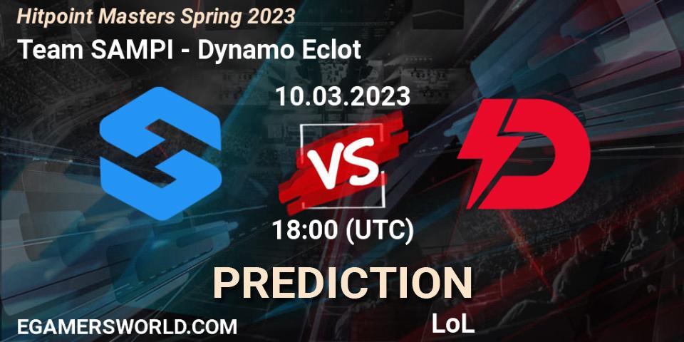 Team SAMPI - Dynamo Eclot: Maç tahminleri. 14.02.23, LoL, Hitpoint Masters Spring 2023