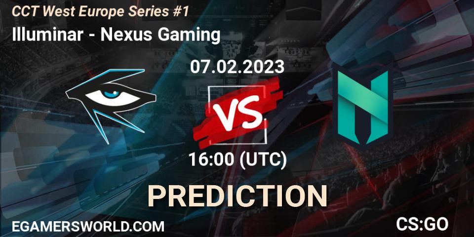 Illuminar - Nexus Gaming: Maç tahminleri. 07.02.23, CS2 (CS:GO), CCT West Europe Series #1