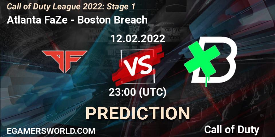 Atlanta FaZe - Boston Breach: Maç tahminleri. 12.02.22, Call of Duty, Call of Duty League 2022: Stage 1