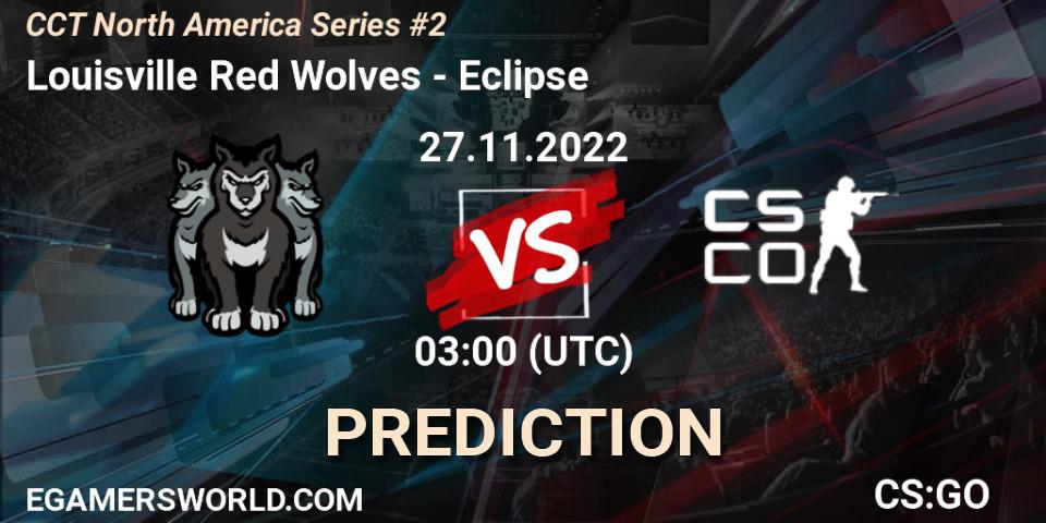 Louisville Red Wolves - Eclipse: Maç tahminleri. 27.11.22, CS2 (CS:GO), CCT North America Series #2