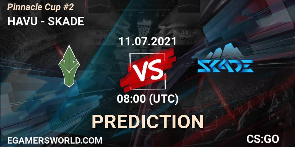 HAVU - SKADE: Maç tahminleri. 11.07.2021 at 08:00, Counter-Strike (CS2), Pinnacle Cup #2