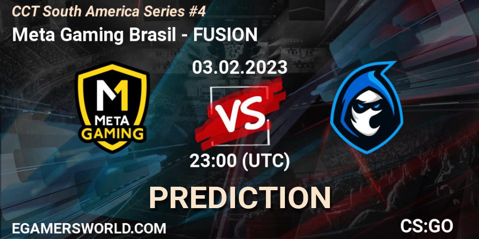 Meta Gaming Brasil - FUSION: Maç tahminleri. 03.02.23, CS2 (CS:GO), CCT South America Series #4