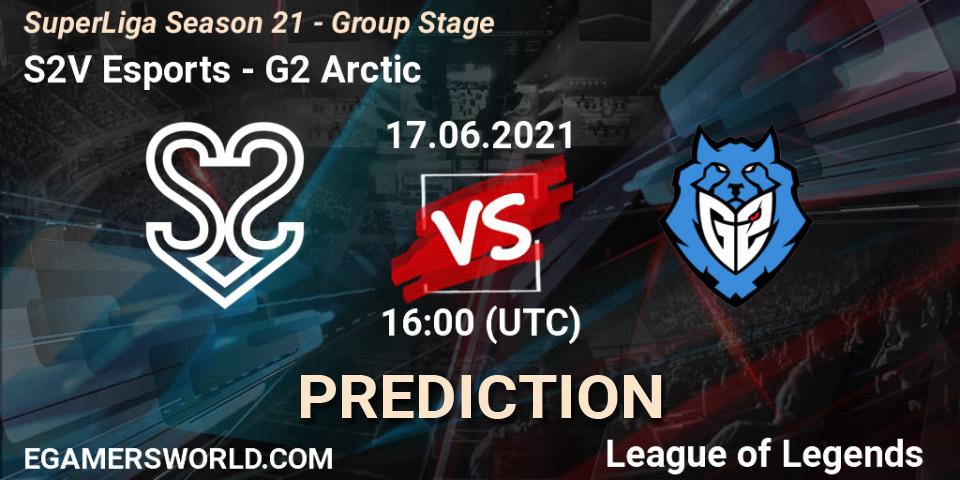 S2V Esports - G2 Arctic: Maç tahminleri. 17.06.2021 at 16:00, LoL, SuperLiga Season 21 - Group Stage 