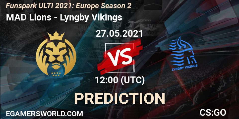 MAD Lions - Lyngby Vikings: Maç tahminleri. 27.05.2021 at 12:00, Counter-Strike (CS2), Funspark ULTI 2021: Europe Season 2