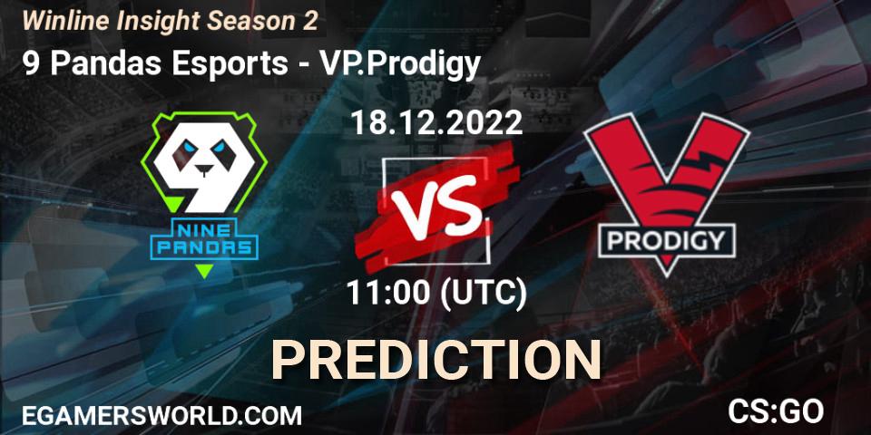 9 Pandas Esports - VP.Prodigy: Maç tahminleri. 18.12.2022 at 11:00, Counter-Strike (CS2), Winline Insight Season 2