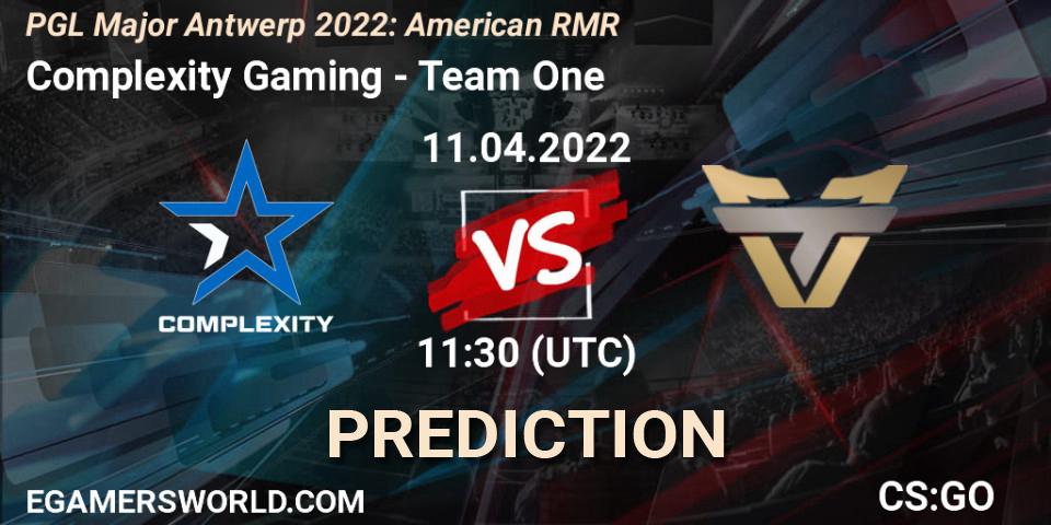 Complexity Gaming - Team One: Maç tahminleri. 11.04.2022 at 12:10, Counter-Strike (CS2), PGL Major Antwerp 2022: American RMR