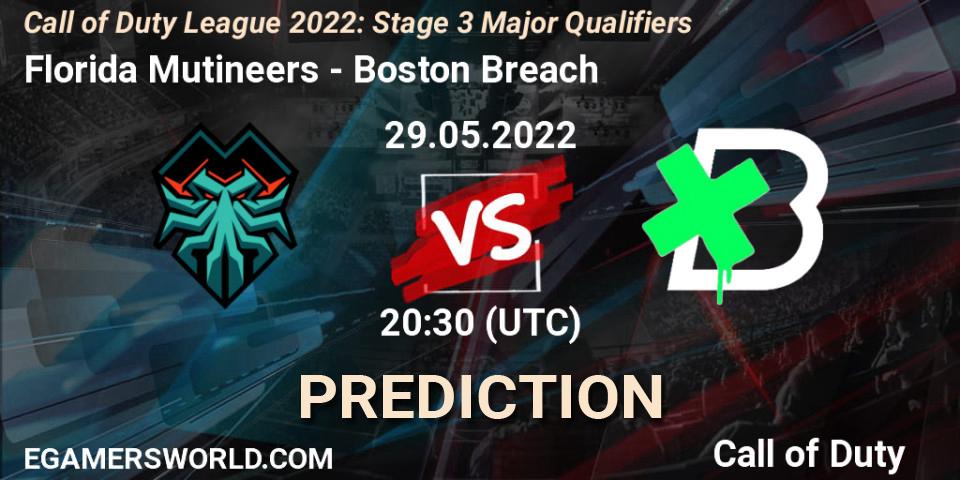 Florida Mutineers - Boston Breach: Maç tahminleri. 29.05.2022 at 20:30, Call of Duty, Call of Duty League 2022: Stage 3