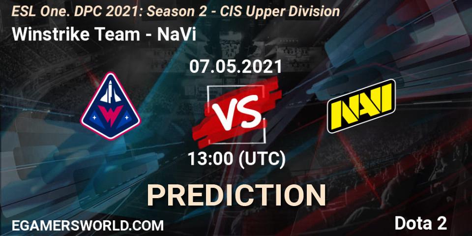 Winstrike Team - NaVi: Maç tahminleri. 07.05.2021 at 13:47, Dota 2, ESL One. DPC 2021: Season 2 - CIS Upper Division