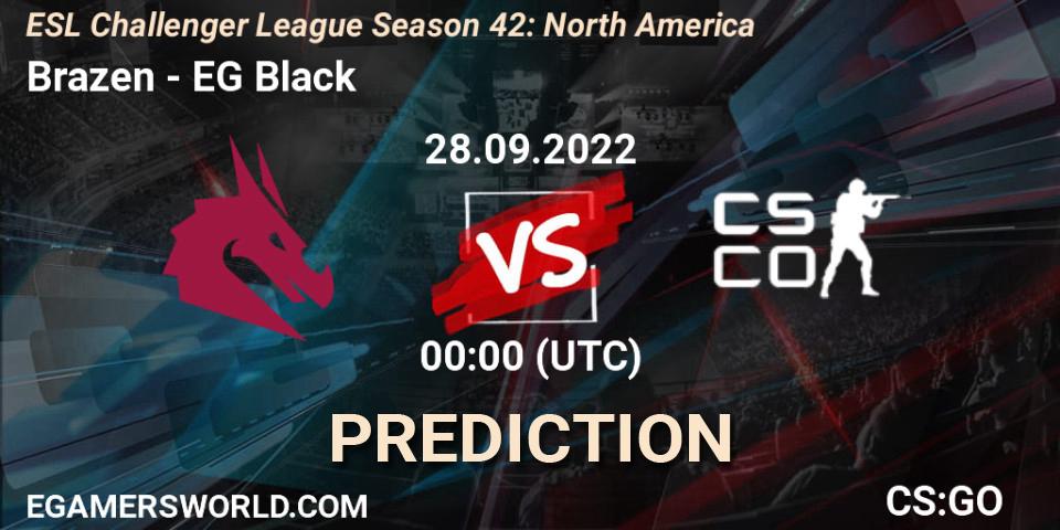 Brazen - Evil Geniuses Black: Maç tahminleri. 28.09.2022 at 00:00, Counter-Strike (CS2), ESL Challenger League Season 42: North America