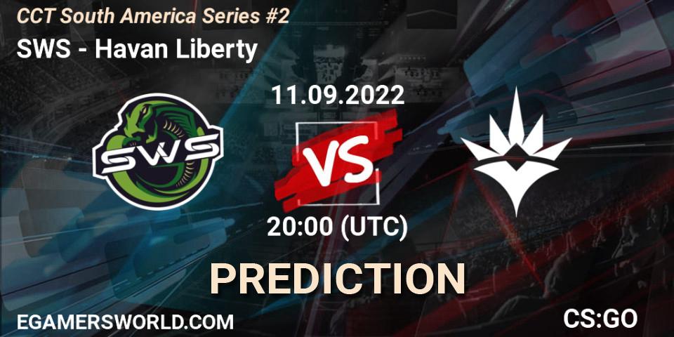 SWS - Havan Liberty: Maç tahminleri. 11.09.2022 at 20:00, Counter-Strike (CS2), CCT South America Series #2