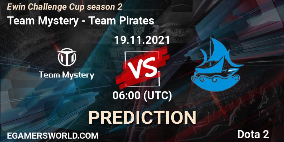 Team Mystery - Team Pirates: Maç tahminleri. 19.11.2021 at 06:36, Dota 2, Ewin Challenge Cup season 2