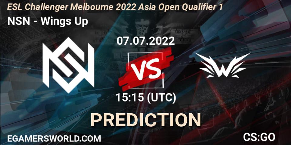 NSN - Wings Up: Maç tahminleri. 07.07.2022 at 15:15, Counter-Strike (CS2), ESL Challenger Melbourne 2022 Asia Open Qualifier 1