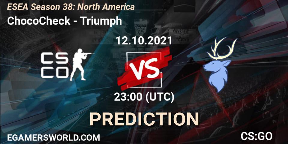Party Astronauts - Triumph: Maç tahminleri. 13.10.2021 at 00:00, Counter-Strike (CS2), ESEA Season 38: North America 