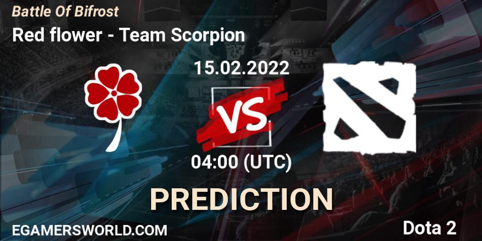 Red flower - Team Scorpion: Maç tahminleri. 15.02.2022 at 04:06, Dota 2, Battle Of Bifrost