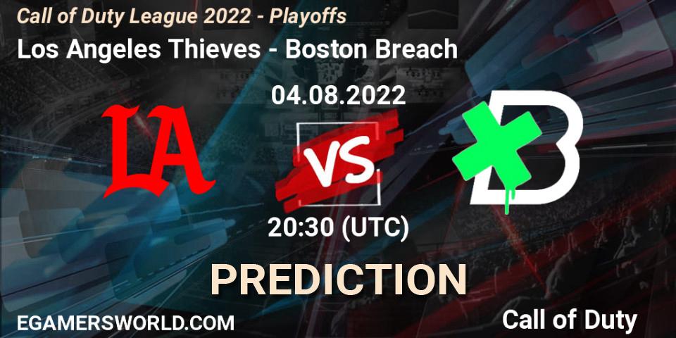 Los Angeles Thieves - Boston Breach: Maç tahminleri. 04.08.22, Call of Duty, Call of Duty League 2022 - Playoffs
