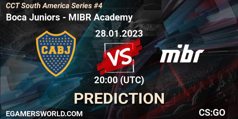 Boca Juniors - MIBR Academy: Maç tahminleri. 28.01.23, CS2 (CS:GO), CCT South America Series #4