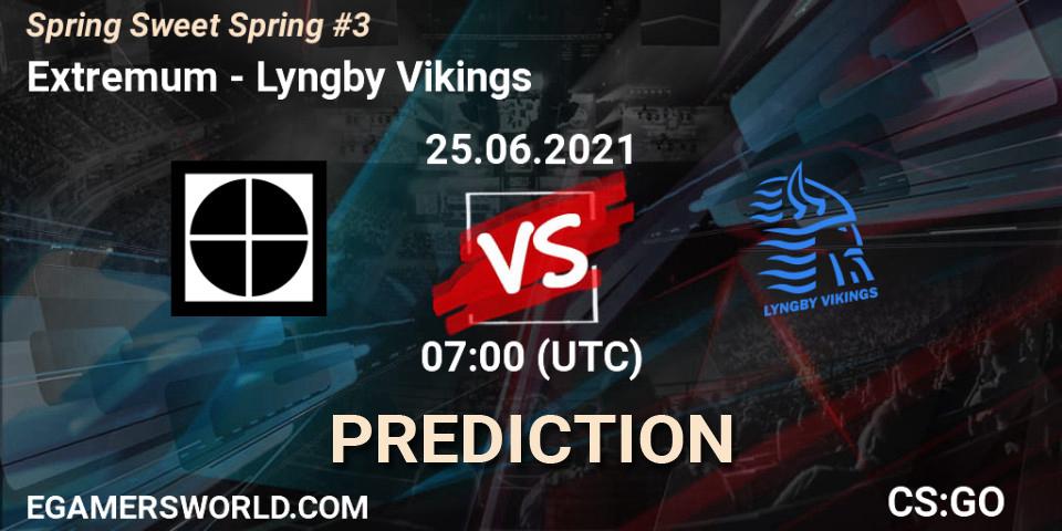 Extremum - Lyngby Vikings: Maç tahminleri. 25.06.21, CS2 (CS:GO), Spring Sweet Spring #3