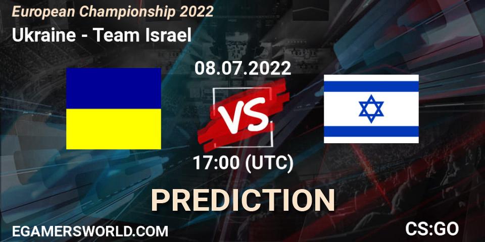 Ukraine - Team Israel: Maç tahminleri. 08.07.22, CS2 (CS:GO), European Championship 2022
