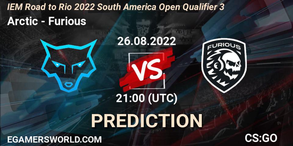 Arctic - Furious: Maç tahminleri. 26.08.2022 at 21:10, Counter-Strike (CS2), IEM Road to Rio 2022 South America Open Qualifier 3