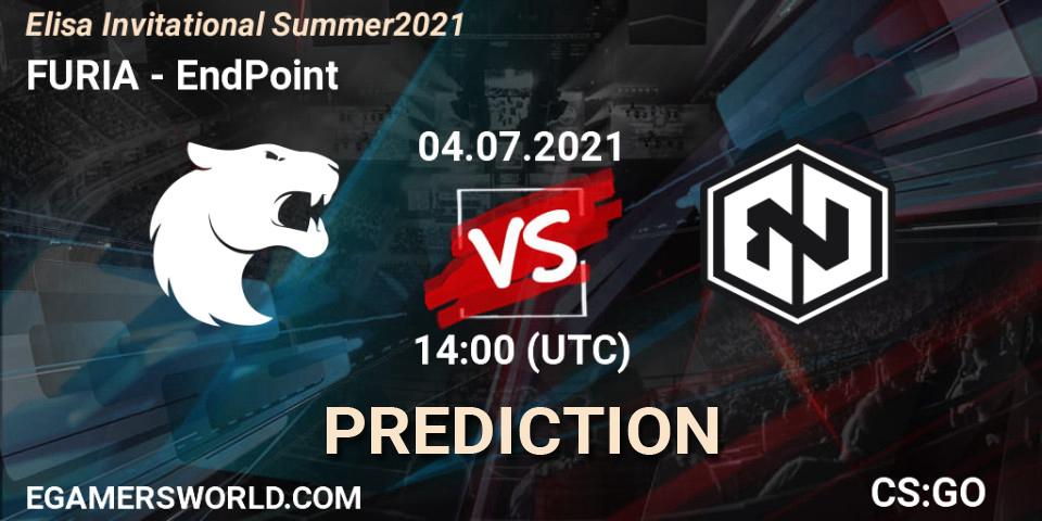 FURIA - EndPoint: Maç tahminleri. 04.07.2021 at 14:00, Counter-Strike (CS2), Elisa Invitational Summer 2021