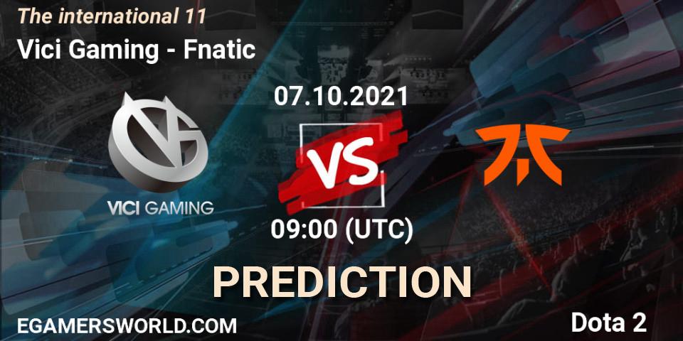 Vici Gaming - Fnatic: Maç tahminleri. 07.10.2021 at 10:41, Dota 2, The Internationa 2021