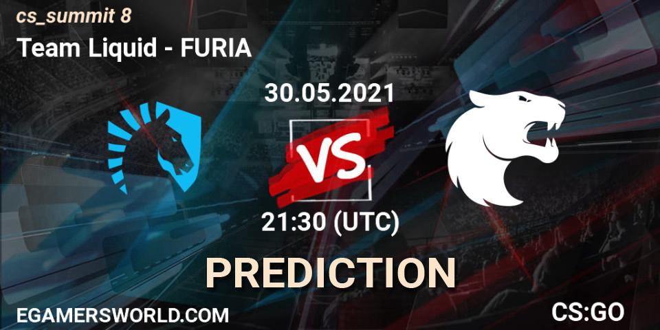 Team Liquid - FURIA: Maç tahminleri. 30.05.2021 at 21:30, Counter-Strike (CS2), cs_summit 8