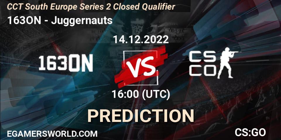 163ON - Juggernauts: Maç tahminleri. 14.12.2022 at 16:00, Counter-Strike (CS2), CCT South Europe Series 2 Closed Qualifier