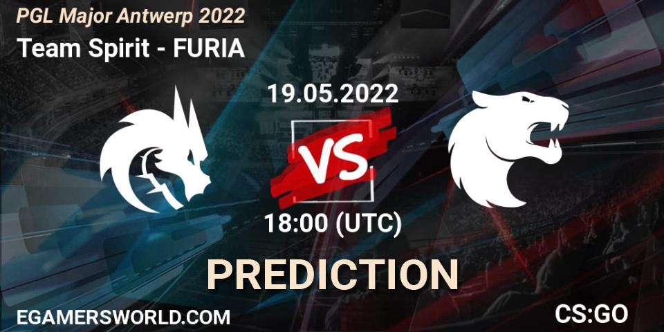 Team Spirit - FURIA: Maç tahminleri. 19.05.2022 at 19:00, Counter-Strike (CS2), PGL Major Antwerp 2022