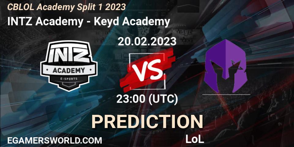 INTZ Academy - Keyd Academy: Maç tahminleri. 20.02.2023 at 23:00, LoL, CBLOL Academy Split 1 2023