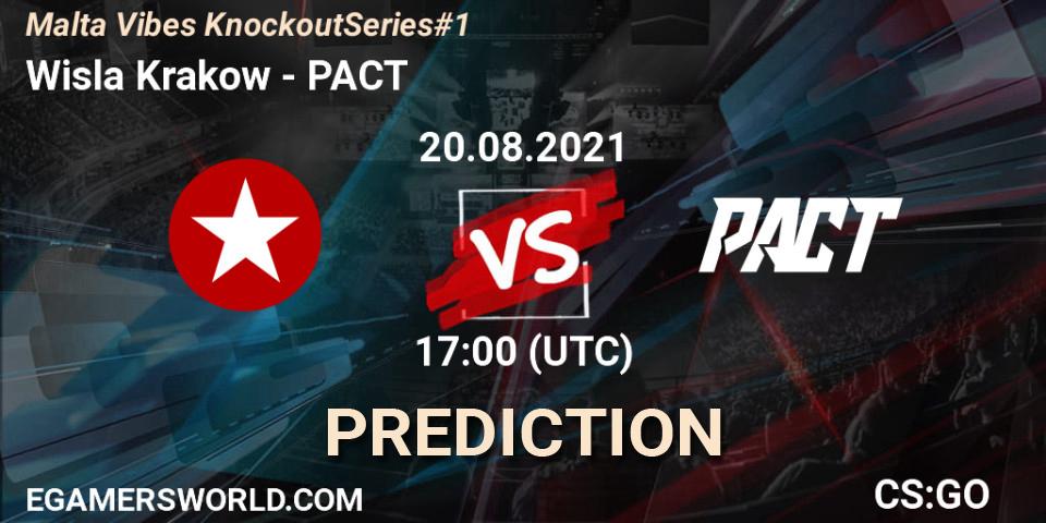 Wisla Krakow - PACT: Maç tahminleri. 20.08.2021 at 17:05, Counter-Strike (CS2), Malta Vibes Knockout Series #1