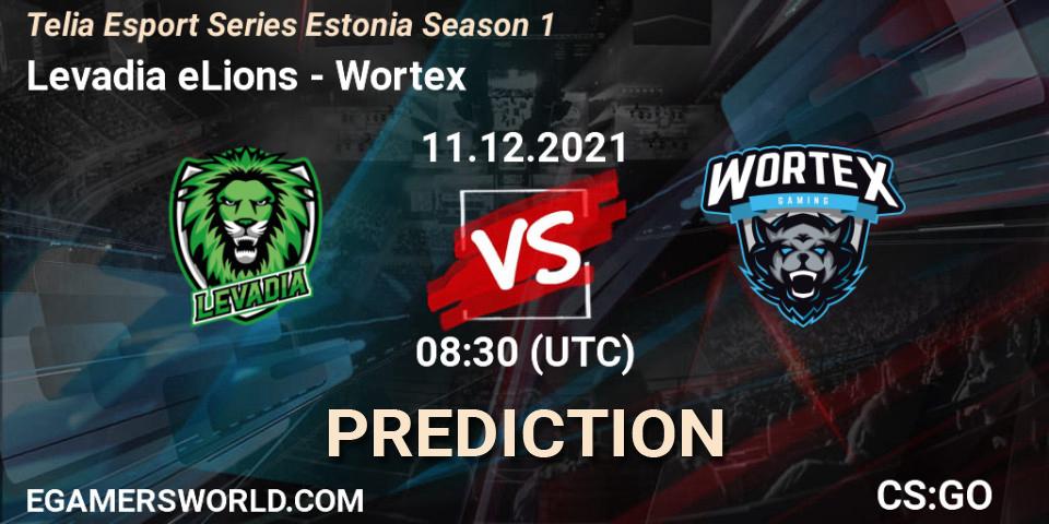Levadia eLions - Wortex: Maç tahminleri. 11.12.2021 at 08:30, Counter-Strike (CS2), Telia Esport Series Estonia Season 1