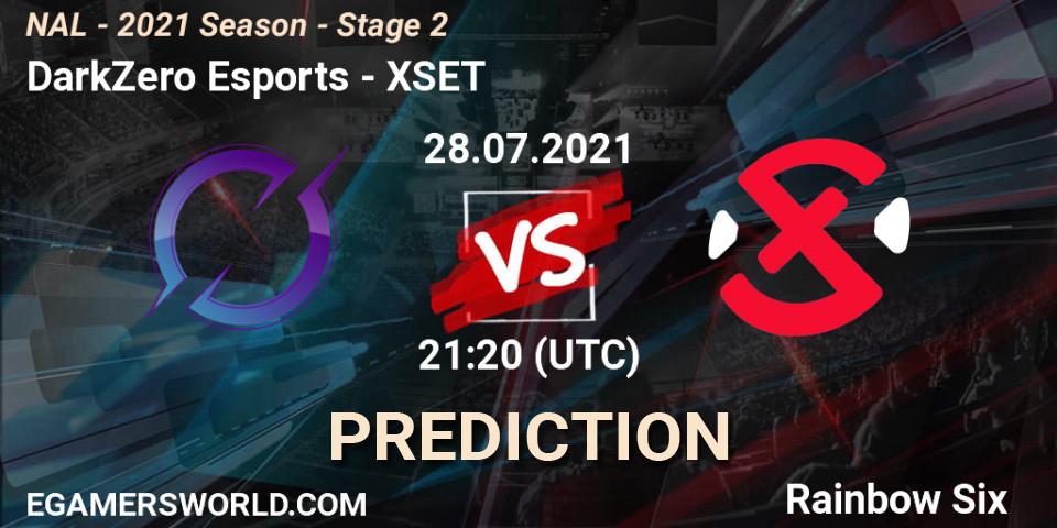 DarkZero Esports - XSET: Maç tahminleri. 28.07.2021 at 20:00, Rainbow Six, NAL - 2021 Season - Stage 2