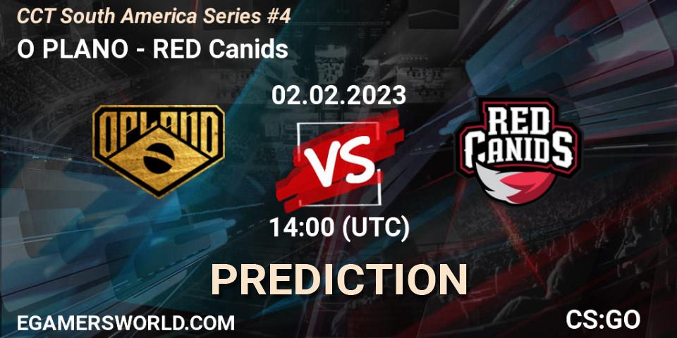 O PLANO - RED Canids: Maç tahminleri. 02.02.23, CS2 (CS:GO), CCT South America Series #4