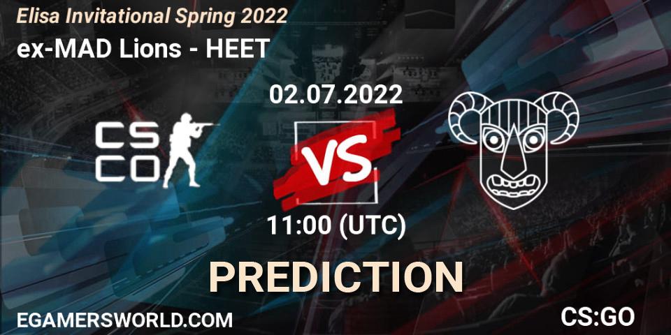 ex-MAD Lions - HEET: Maç tahminleri. 02.07.2022 at 11:00, Counter-Strike (CS2), Elisa Invitational Spring 2022