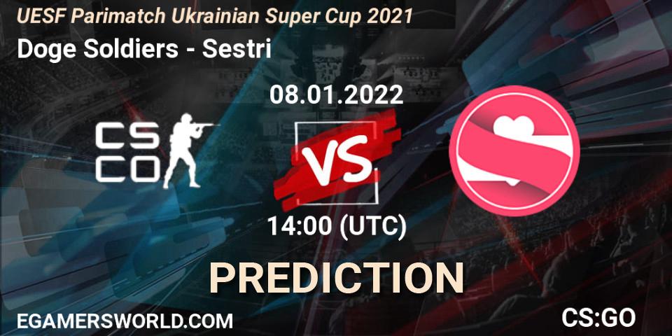 Doge Soldiers - Sestri: Maç tahminleri. 08.01.2022 at 14:10, Counter-Strike (CS2), UESF Parimatch Ukrainian Super Cup 2021
