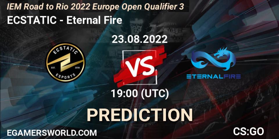 ECSTATIC - Eternal Fire: Maç tahminleri. 23.08.2022 at 19:00, Counter-Strike (CS2), IEM Road to Rio 2022 Europe Open Qualifier 3