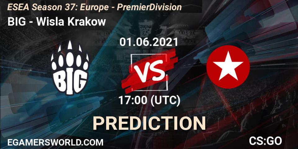 BIG - Wisla Krakow: Maç tahminleri. 01.06.2021 at 17:15, Counter-Strike (CS2), ESEA Season 37: Europe - Premier Division