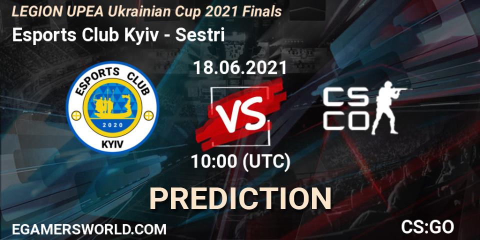 Esports Club Kyiv - Sestri: Maç tahminleri. 18.06.2021 at 10:00, Counter-Strike (CS2), LEGION UPEA Ukrainian Cup 2021 Finals