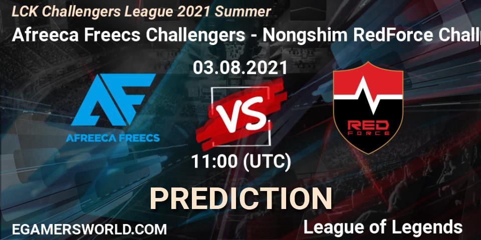Afreeca Freecs Challengers - Nongshim RedForce Challengers: Maç tahminleri. 03.08.2021 at 10:55, LoL, LCK Challengers League 2021 Summer