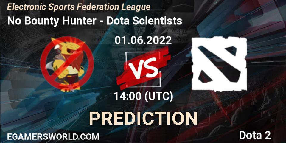 No Bounty Hunter - Dota Scientists: Maç tahminleri. 01.06.2022 at 16:15, Dota 2, Electronic Sports Federation League