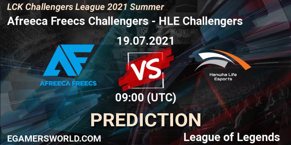 Afreeca Freecs Challengers - HLE Challengers: Maç tahminleri. 19.07.2021 at 09:00, LoL, LCK Challengers League 2021 Summer