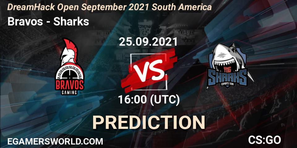 Bravos - Sharks: Maç tahminleri. 25.09.2021 at 16:00, Counter-Strike (CS2), DreamHack Open September 2021 South America