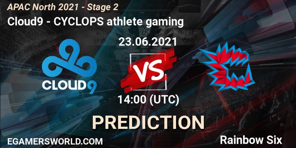 Cloud9 - CYCLOPS athlete gaming: Maç tahminleri. 23.06.2021 at 14:00, Rainbow Six, APAC North 2021 - Stage 2
