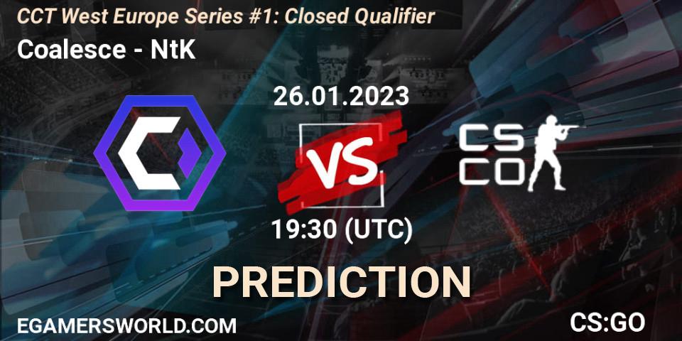 Coalesce - NtK: Maç tahminleri. 26.01.23, CS2 (CS:GO), CCT West Europe Series #1: Closed Qualifier