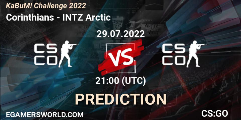 Corinthians - INTZ Arctic: Maç tahminleri. 29.07.2022 at 21:00, Counter-Strike (CS2), KaBuM! Challenge 2022