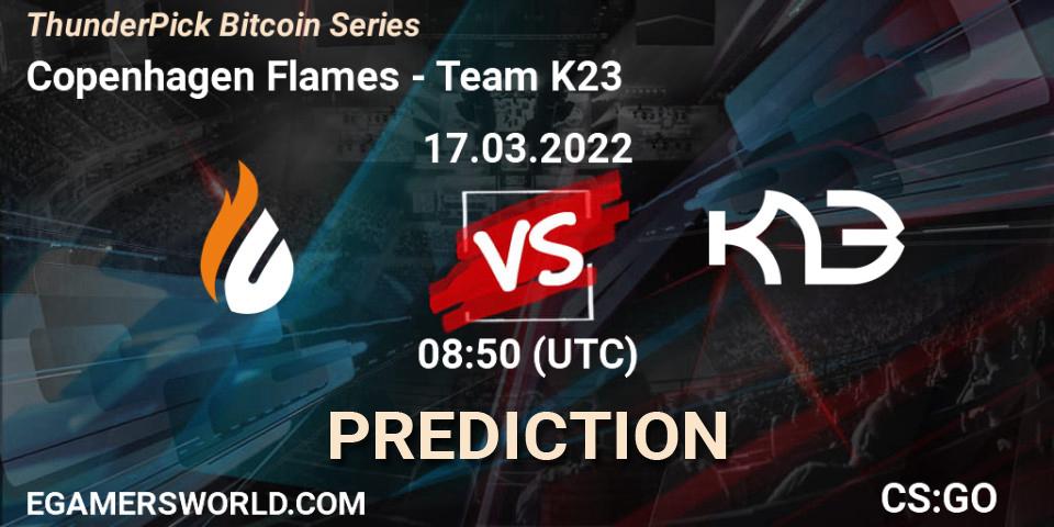 Copenhagen Flames - Team K23: Maç tahminleri. 17.03.2022 at 08:50, Counter-Strike (CS2), ThunderPick Bitcoin Series